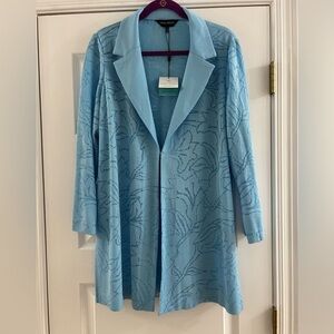 NWT Ming Wang, Cardigan/Topper/Jacket, Size Large.